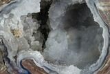 Crystal Filled Dugway Geode (Polished Half) #121648-1